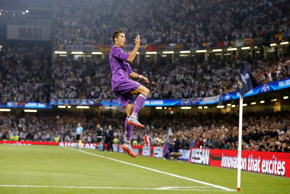 Ronaldo, 36, netted an astonishing 450 goals for Madrid