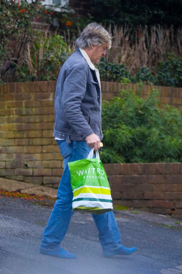 Richard Madeley has been spotted getting his Waitrose shop in