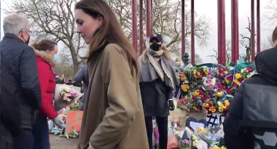 The Duchess of Cambridge paid tribute to tragic Sarah Everard