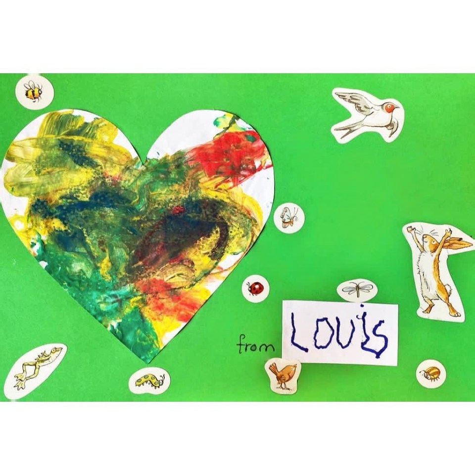 The card from Prince Louis