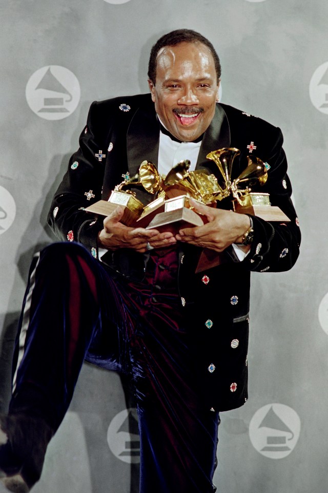 Quincy Jones has also won 28 gongs