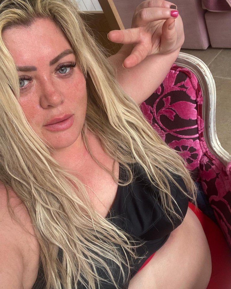 Gemma showed off all her hard work after working up a sweat earlier this week