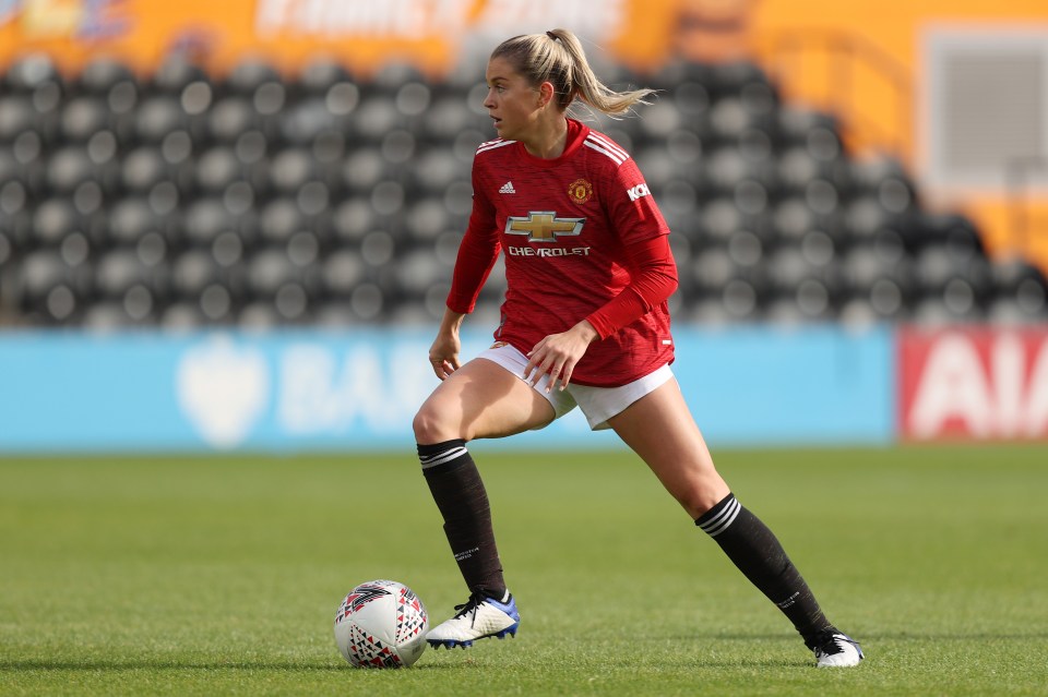 Russo's United team-mates are due take on Arsenal away in their 17th WSL game this term