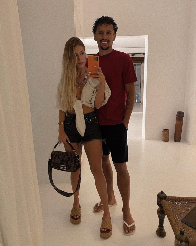 Marquinhos' wife Carol Cabrino revealed his parents were OK