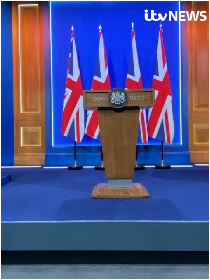 Boris will be delivering good news from the new briefing room at Downing Street, his spokesperson revealed