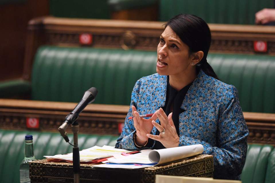 Priti Patel has been slammed for suggesting that asylum seekers could be housed in British Overseas Territories