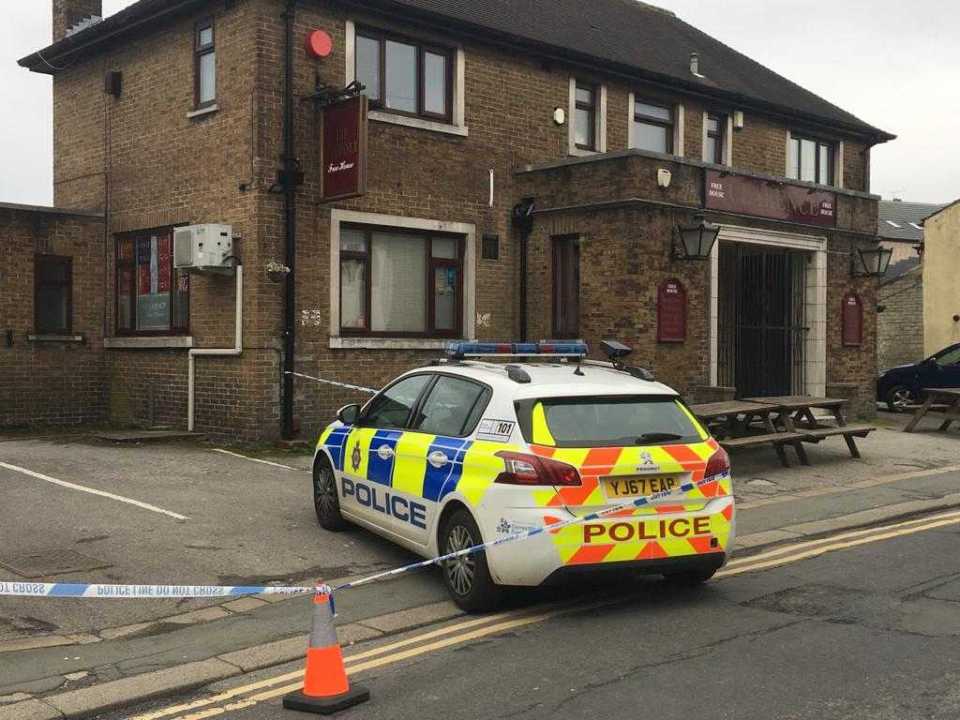 Police officers were called to Newsome in Huddersfield, West Yorks., this morning following reports that an elderly man had suffered a head injury