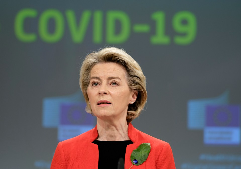 European Commission President Ursula von der Leyen has threatened to team up with Emmanuel Macron and Angela Merkel