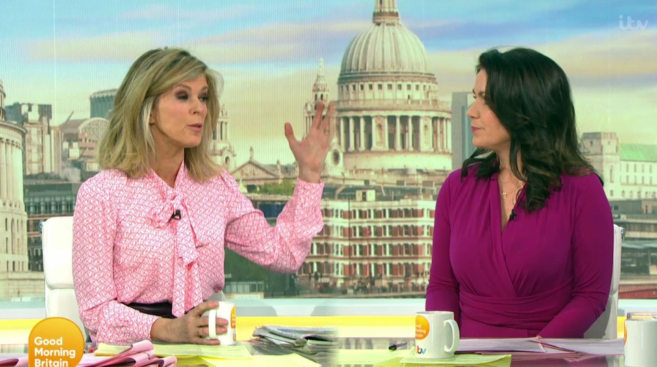 Susanna Reid called her is 'an inspiration' as they hosting Good Morning Britain today