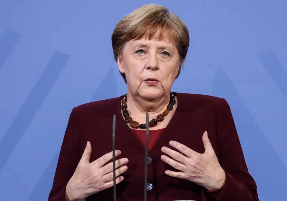 Germany's leader ruled out totally blocking British supplies