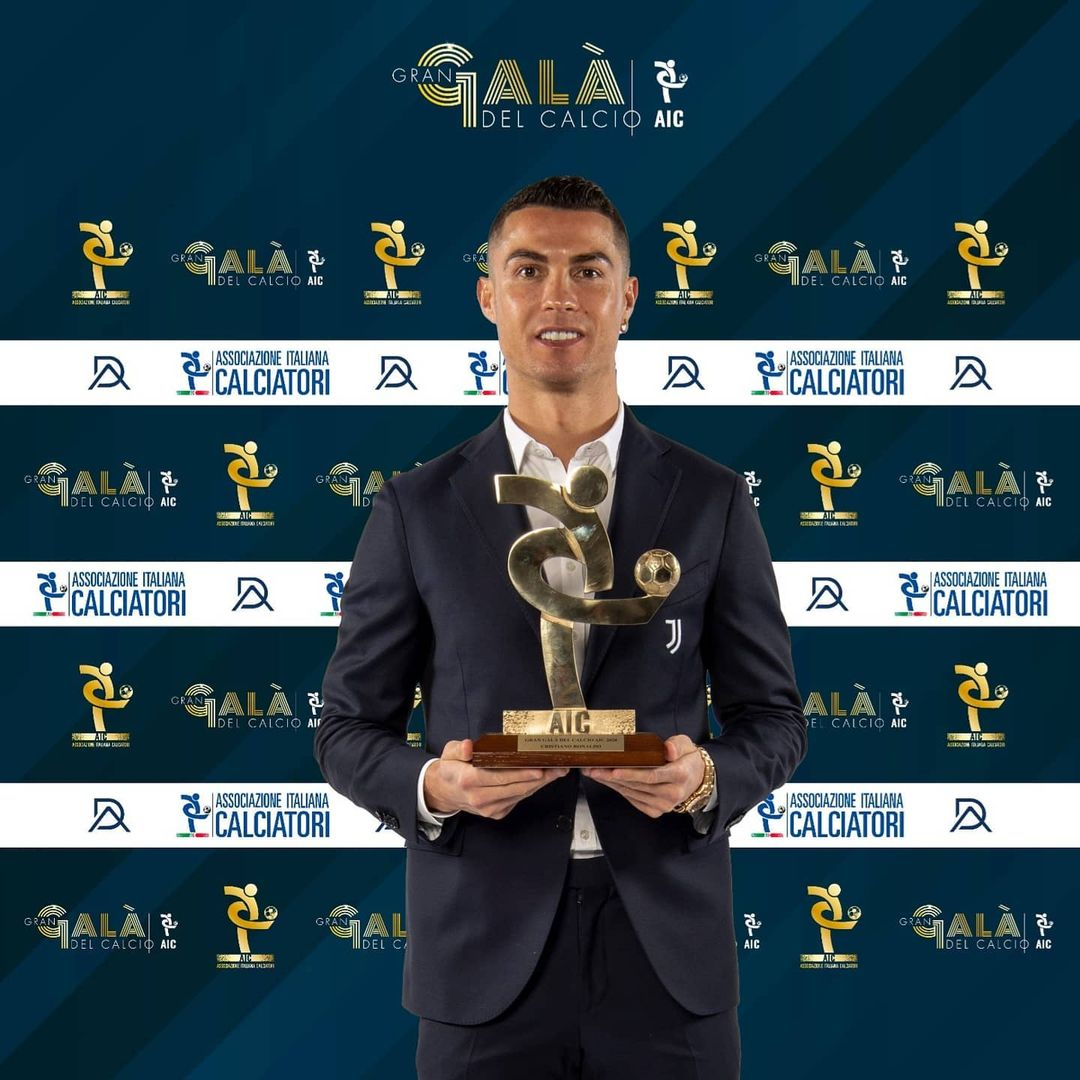 Cristiano Ronaldo was named Serie A player of the year for 2020Credit