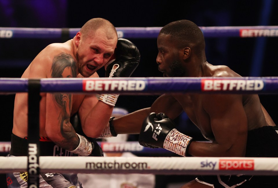 Okolie made the Pole a pawn in his game of collecting all of the 14st 4lbs titles