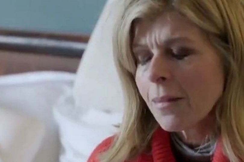 Kate, 53, looks emotional in an episode of Finding Derek