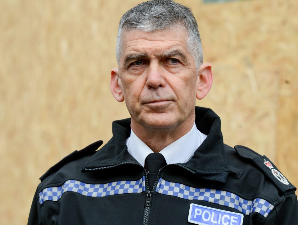 Chief Constable Andy Marsh said: 'There was a hardcore of criminals within those 3,000 people'