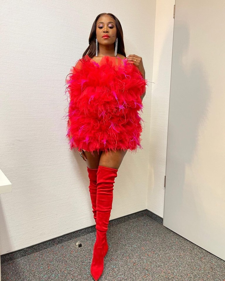 Strictly's Motsi Mabuse wowed fans on Instagram with this glamorous number from upmarket label LouLou