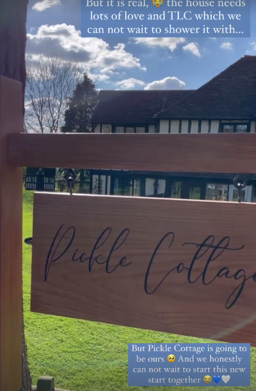 The home has been aptly named "pickle cottage"