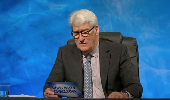 Jeremy Paxman was hosting the intense BBC Two semi final