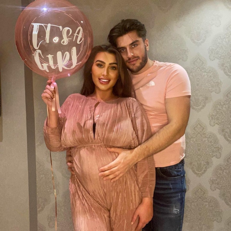 She and boyfriend Charles are expecting their first baby in July