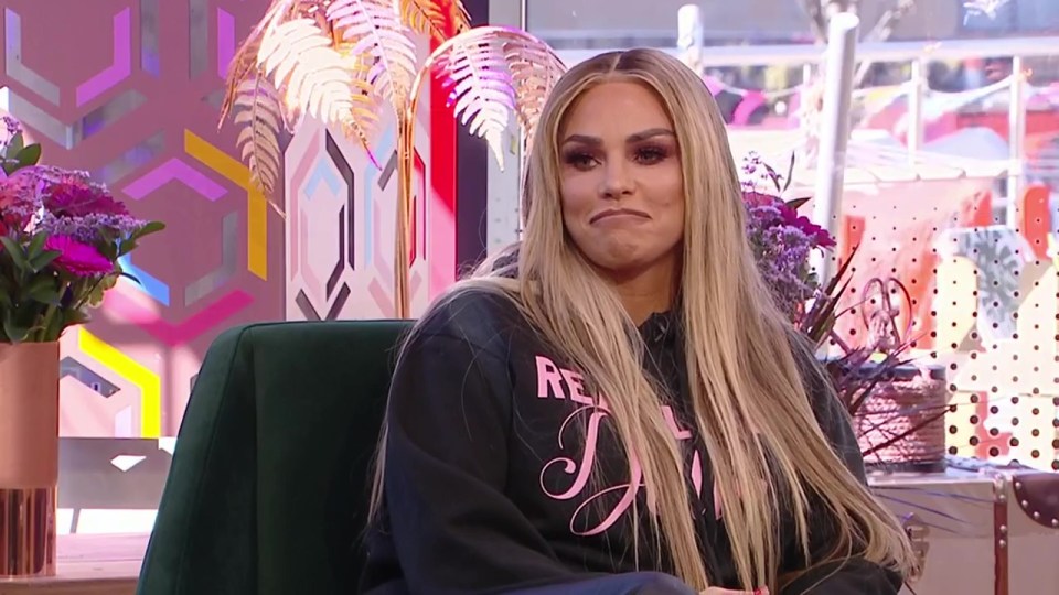 Katie Price refused to admit if she's pregnant during a segment on Steph's Packed Lunch earlier today