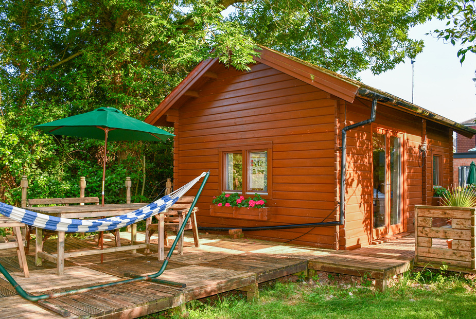 Guests can eat outdoors on their private deck