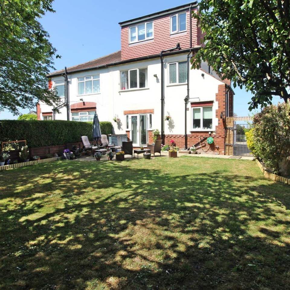 The 1930s property has a huge garden