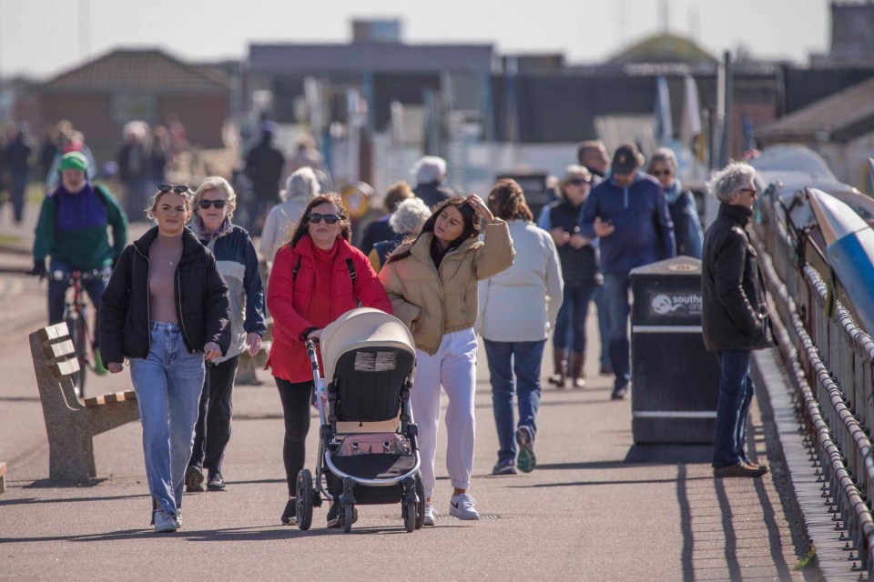 Temperatures could also drop again ahead of the Easter Bank Holiday