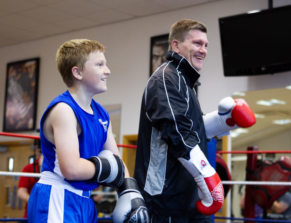 Campbell is hoping to follow a similar path to Conor Benn, who is also in his famous dad Nigel’s shadow