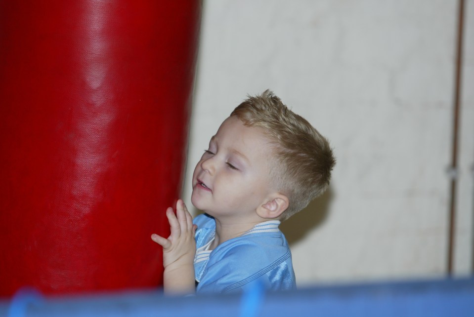 Campbell has been around a punch bag ever since he was born