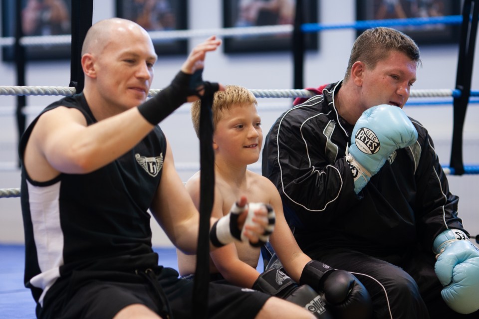 There has been enough experience to learn from with both dad and brother Matthew ex boxers