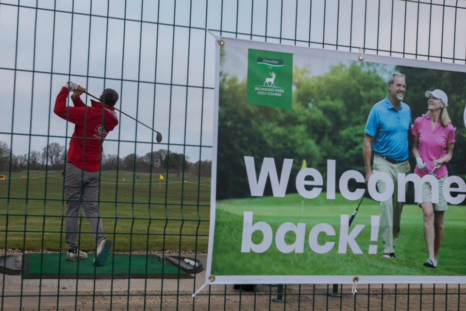 Golf is back on from today with Brits getting in early morning games to celebrate