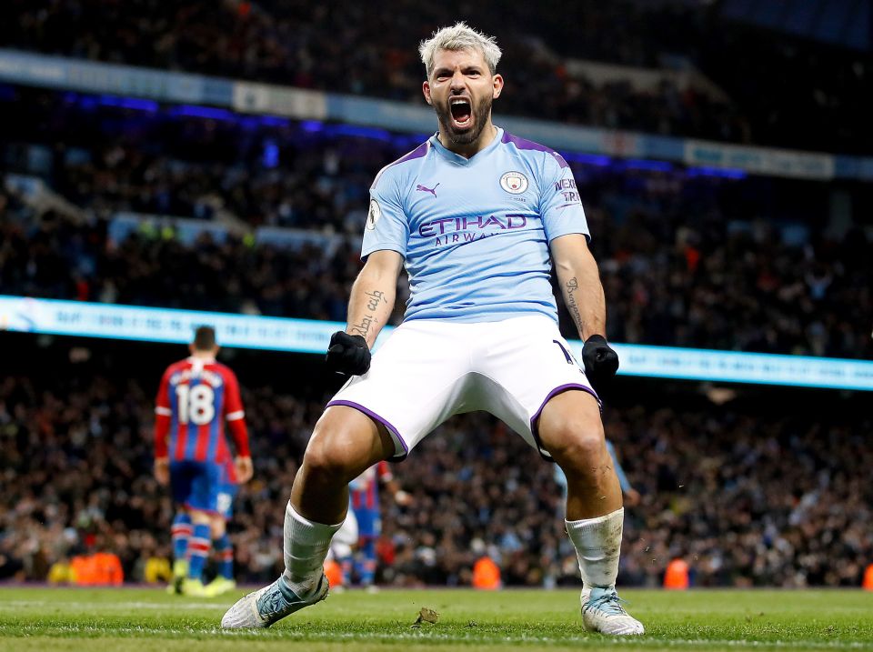 Aguero is City's all-team leading goalscorer with 257 strikes