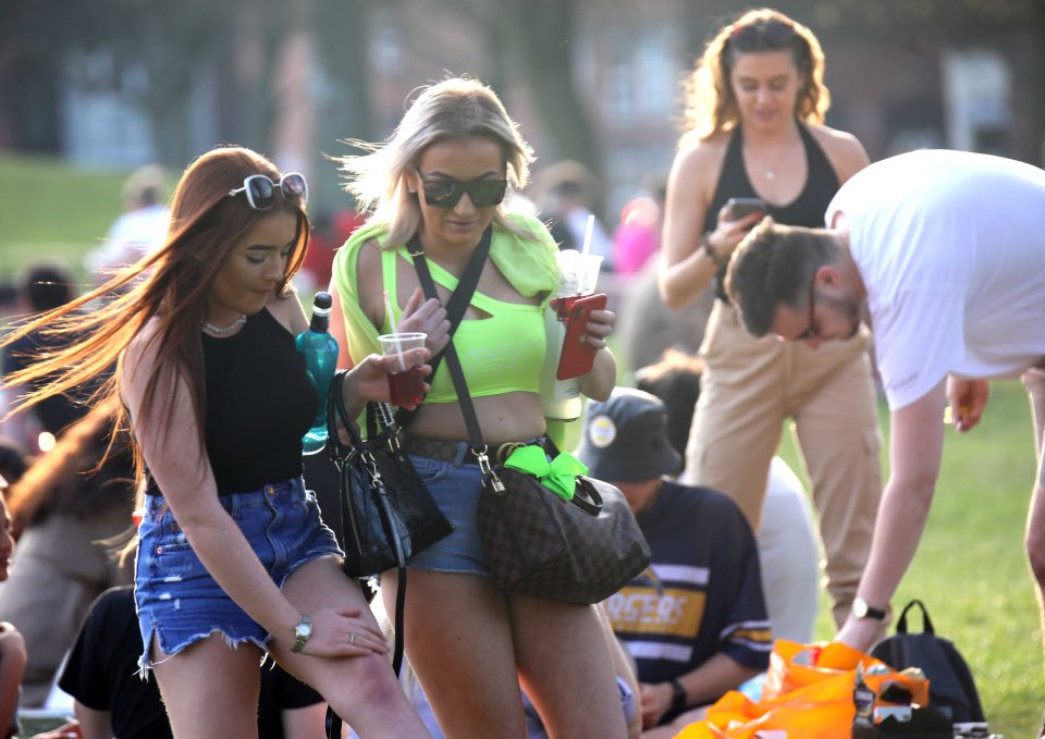 Revellers continued to descend on the parks in Leeds for a third day