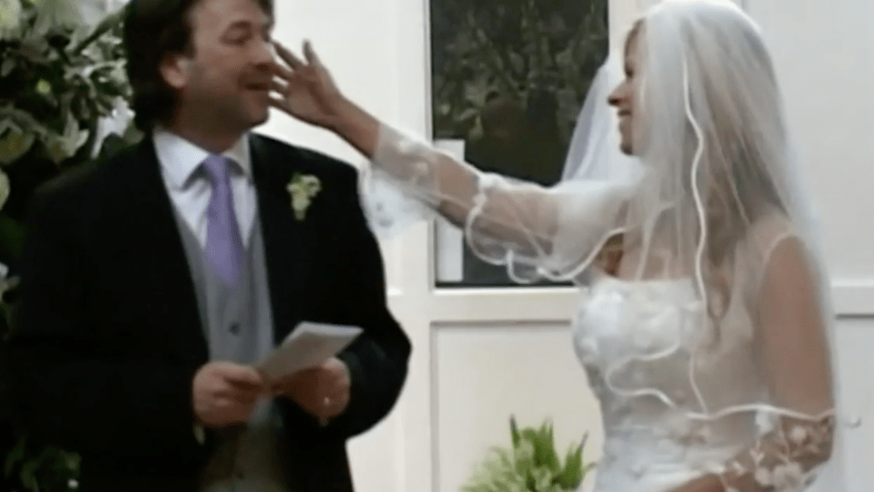 The couple's wedding footage features in the emotional trailer 