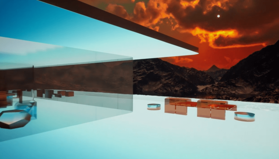 The Mars House is entirely virtual