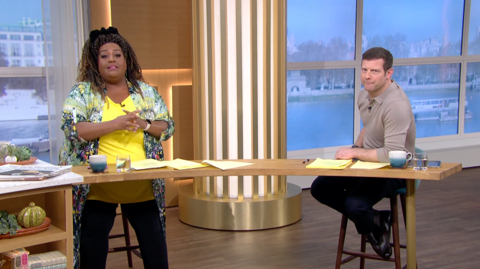 Dermot and Alison Hammond were moaning about household chores and who does what at home