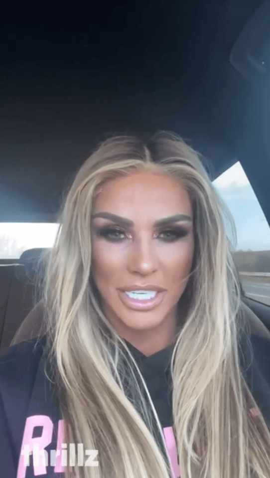 Katie Price told a fan she hates being pregnant as she teased rumours she's having another baby