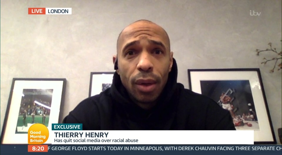 I’m always going to fight for my community and my sport, says Thierry Henry