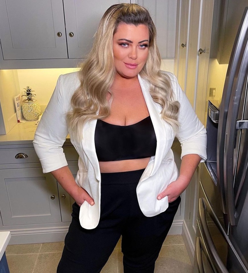 Gemma Collins gave her fans a glimpse of her shrinking tum