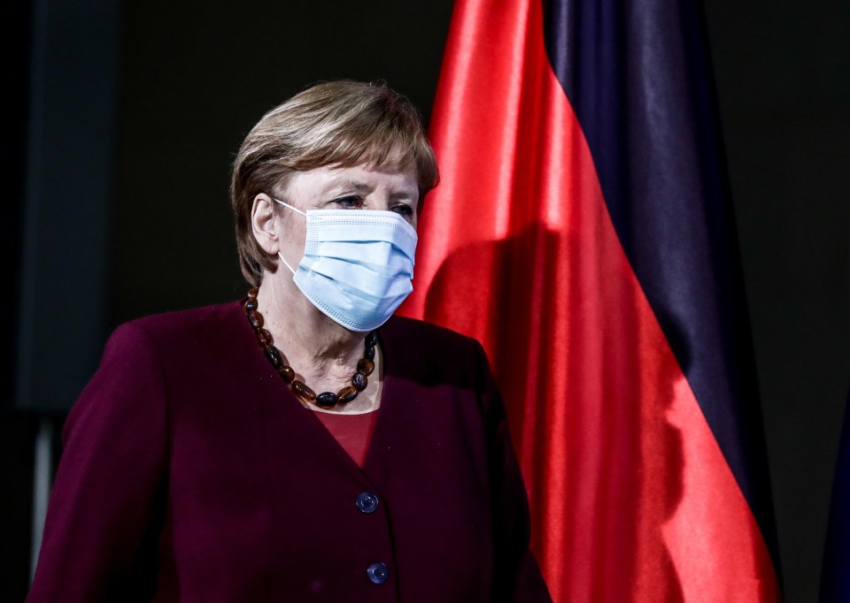 German leader Angela Merkel has come out against a vaccine embargo on Britain