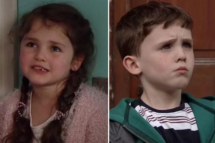 Twins Isabella and William play Corrie cousins