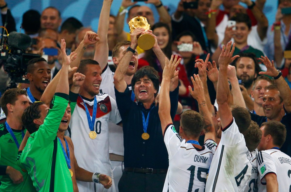 The German boss led his country to World Cup glory in Brazil in 2014