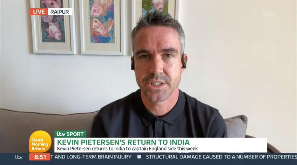 Pietersen revealed on Twitter that there were 'crying kids all over the place'