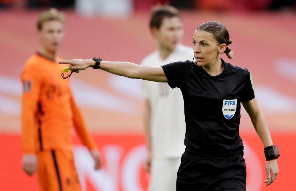 Frappart has become the first woman to referee a men’s World Cup qualifier