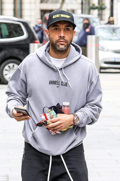 Good Morning Britain's Alex Beresford cut a casual chic figure in London today