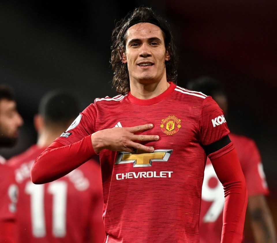 Edinson Cavani's future beyond the summer at Man Utd is uncertain