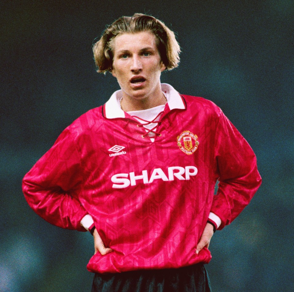 His dad Robbie Savage famously was a youth player with the Red Devils