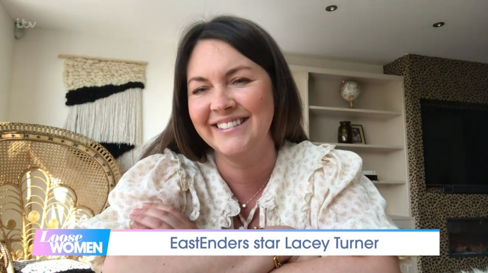 Lacey Turner says daughter Dusty is an 'amazing sister but incredibly bossy' to brother Trilby