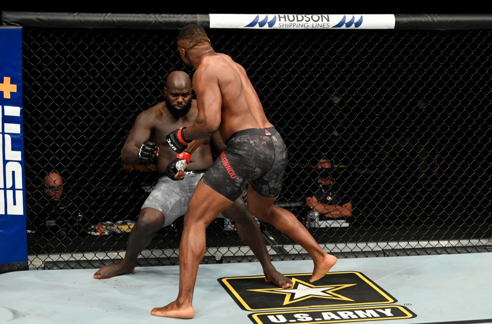 Francis Ngannou flatlined JaIrzinho Rozenstruik at UFC 249