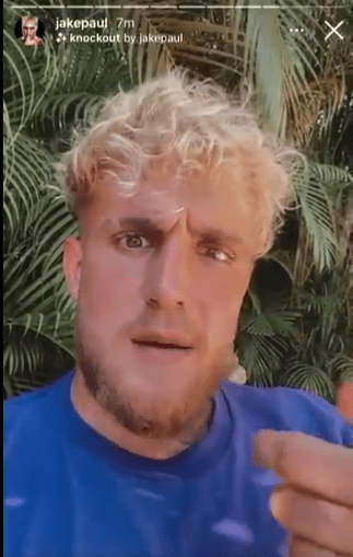 Jake Paul goaded Tommy Fury on Instagram