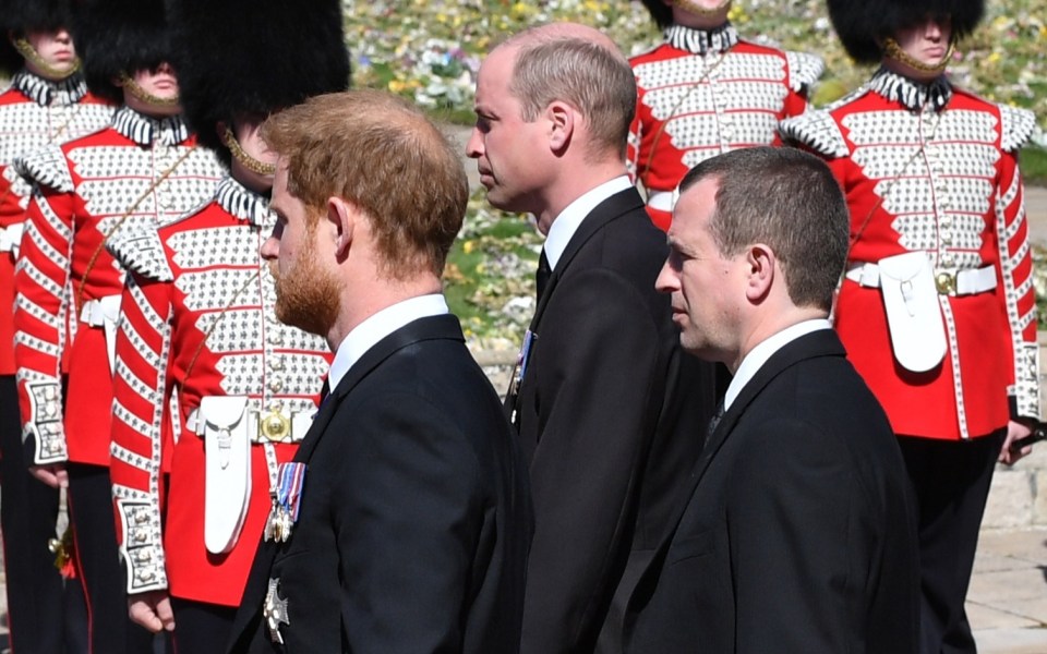 Harry and Wills were reunited at their late grandfather's funeral